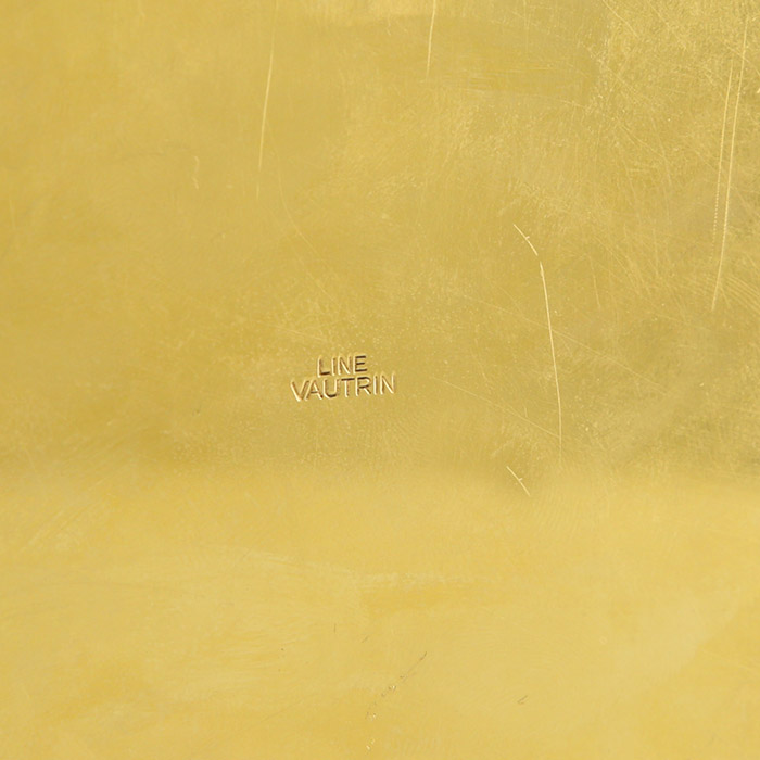 Line Vautrin, "I have lost my turtledove" gilt bronze box, signed, of 1945 - Detail D5