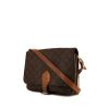 Louis Vuitton Cartouchiére shoulder bag in brown monogram canvas and natural leather - 00pp thumbnail