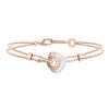 Flexible Bulgari Bulgari Bulgari bracelet in pink gold,  mother of pearl and diamonds - 00pp thumbnail