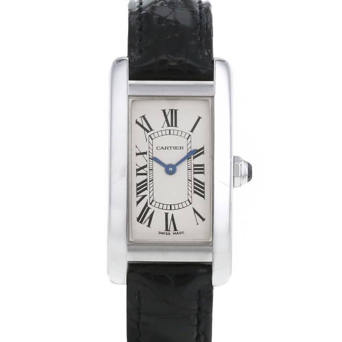 Cartier Tank Américaine watch in white gold Ref:  2489 Circa  1990 - 00pp