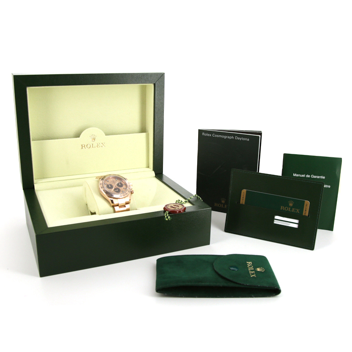 Rolex Daytona Automatique watch in pink gold Ref:  116505 Circa  2013 - Detail D2