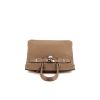 Hermes Birkin 25 cm handbag in etoupe epsom leather - 360 Front thumbnail