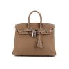 Hermes Birkin 25 cm handbag in etoupe epsom leather - 360 thumbnail