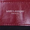 Saint Laurent Loulou small model handbag in burgundy chevron quilted leather - Detail D4 thumbnail