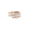 Dinh Van Duo Spirale ring in pink gold and silver - 00pp thumbnail