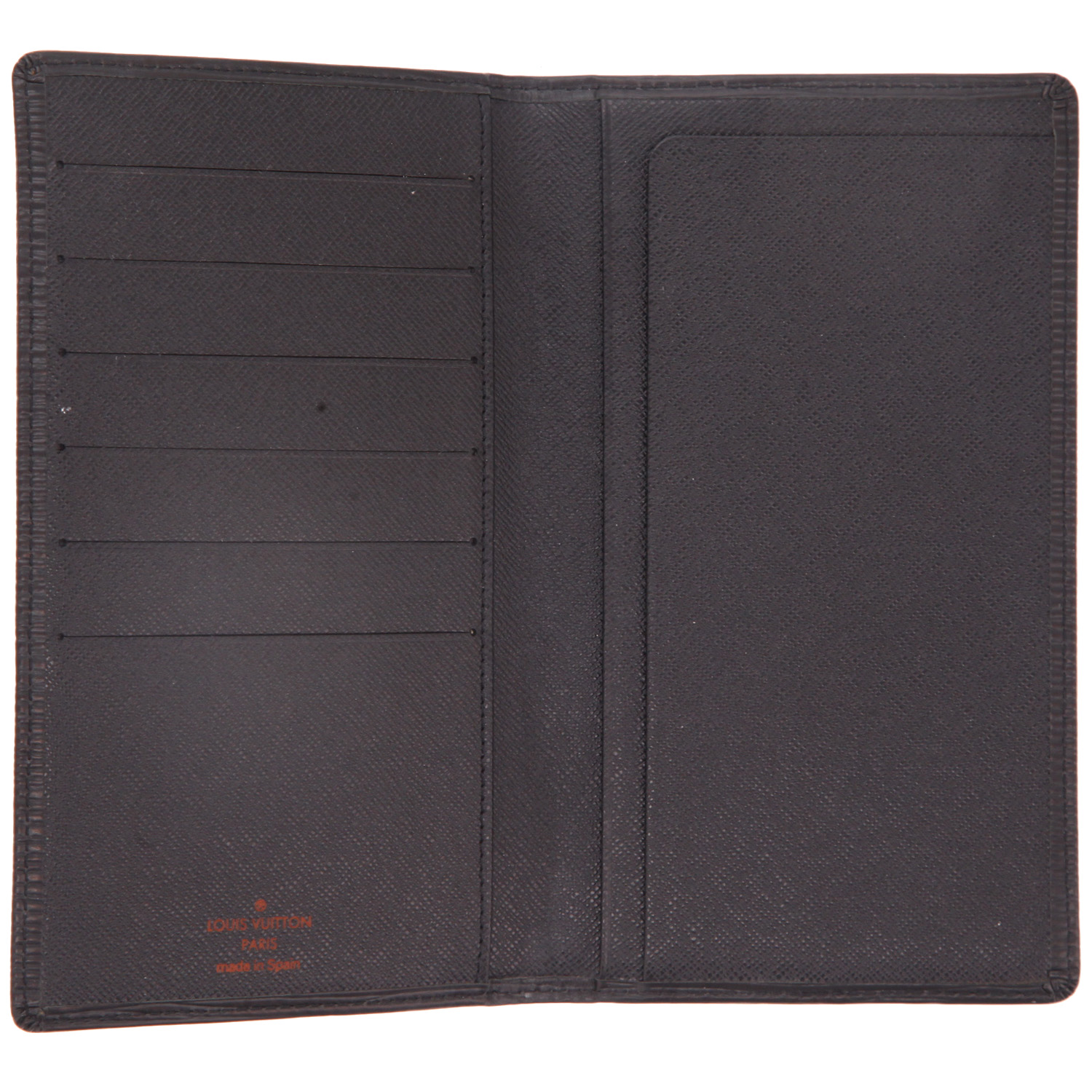 Louis Vuitton Brazza wallet in black epi leather - Detail D3