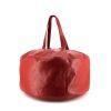 Balenciaga Air Hobo large model weekend bag in red leather - 00pp thumbnail