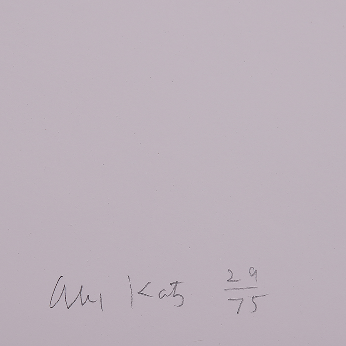 Alex Katz, “Maria I”, aquatinte en couleurs sur papier vélin, signée et numérotée, de 1992 - Detail D1