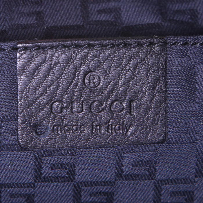 Bolso de mano Gucci Vintage en cuero negro - Detail D3