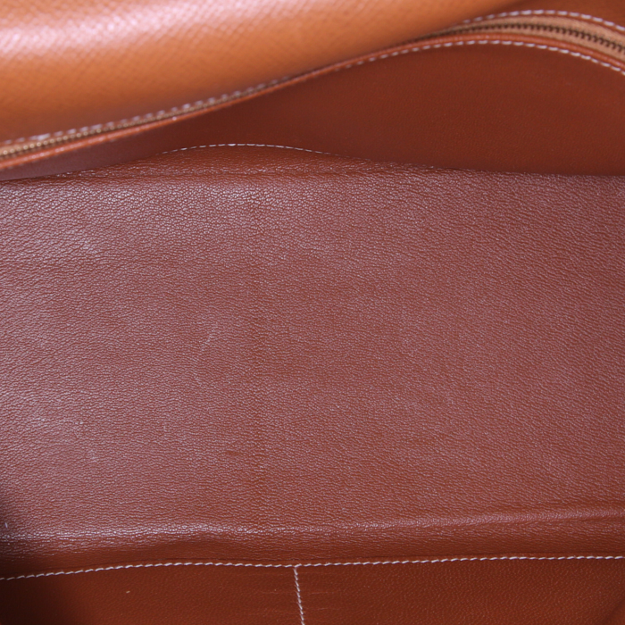Hermes Kelly 32 cm handbag in gold epsom leather - Detail D3