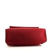 Hermes Herbag handbag in red canvas and blue leather - Detail D5 thumbnail
