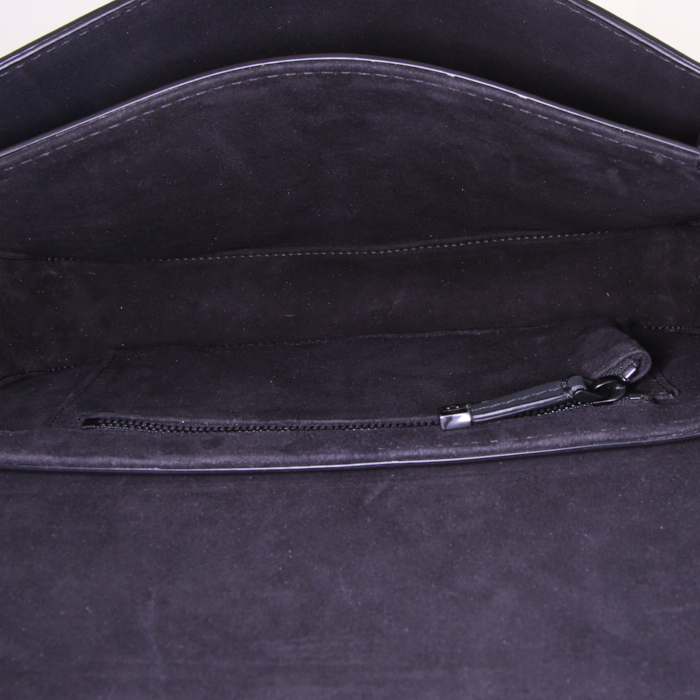 Sac bandoulière Dior DIO(R)EVOLUTION en cuir noir - Detail D2