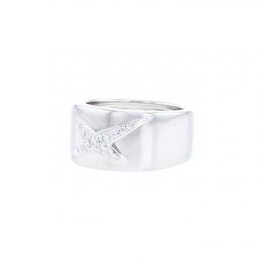 Sortija Mauboussin Etoile Divine en oro blanco y diamantes