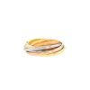 Cartier Trinity Semainier 1990's ring in yellow gold,  pink gold and white gold, size 52 - 00pp thumbnail