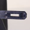 Hermès  Kelly 32 cm handbag  in navy blue box leather - Detail D5 thumbnail