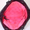 Shopping bag Chanel Cambon in pelle trapuntata nera e pelle verniciata nera - Detail D2 thumbnail