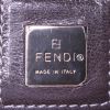 Fendi Mamma Baguette handbag in grey whool and grey leather - Detail D3 thumbnail