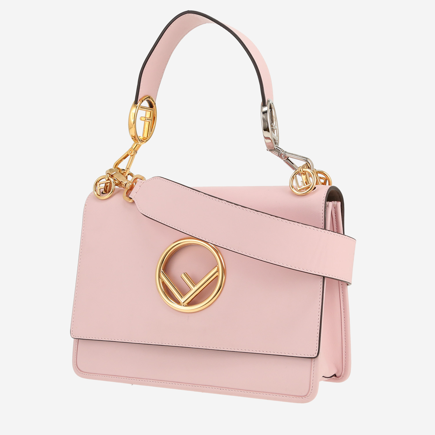 Fendi Kan I shoulder bag in pink leather