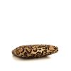 Borsa Fendi Baguette modello medio in puledro leopardato e pelle nera - Detail D4 thumbnail