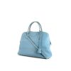 Bolso de mano Hermès Bolide 37 cm en cuero taurillon clémence azul - 00pp thumbnail