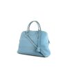 Hermès Bolide 37 cm handbag in blue jean leather taurillon clémence - 00pp thumbnail