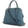 Bolso de mano Hermès Bolide 31 cm en cuero togo azul - 00pp thumbnail