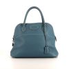 Bolso de mano Hermès Bolide 31 cm en cuero togo azul - 360 thumbnail