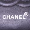 Chanel Timeless handbag in anthracite grey quilted leather - Detail D4 thumbnail