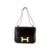 Bolso de mano Hermes Constance en cuero box negro - 360 thumbnail