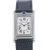 Cartier Tank Basculante watch in stainless steel Ref:  2405 Circa  1990 - 00pp thumbnail