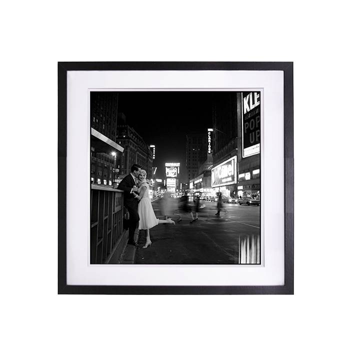Milton H. Greene, photograph "Time Square NYC 1959", print on Muséum Canson paper, numbered on 12, certificate of authenticity, framed - 00pp