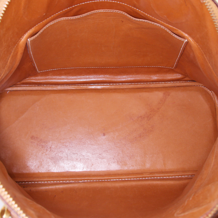 Borsa Hermès Bolide 37 cm in pelle Epsom gold - Detail D3