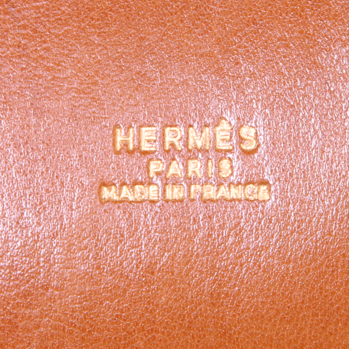 Borsa Hermès Bolide 37 cm in pelle Epsom gold - Detail D4