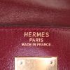 Hermes Kelly 32 cm handbag in red H box leather - Detail D4 thumbnail