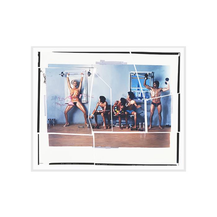Pierre Houlès, photograph “Gym NYC”, print laminated under plexiglass, numbered and certificate of authenticity - 00pp