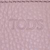 Tod's Joy shopping bag in beige grained leather - Detail D3 thumbnail