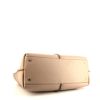 Tod's Joy shopping bag in beige grained leather - Detail D4 thumbnail