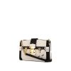 Bolso bandolera Louis Vuitton Petite Malle en cuero Epi blanco y cuero negro - 00pp thumbnail