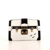 Louis Vuitton Petite Malle shoulder bag in white epi leather and black leather - 360 thumbnail
