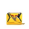 Borsa Louis Vuitton Twist in pelle Epi gialla con decoro di animali - 360 thumbnail