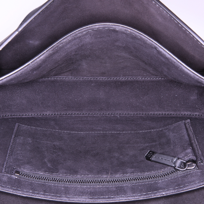 Dior DIO(R)EVOLUTION shoulder bag in black leather - Detail D2