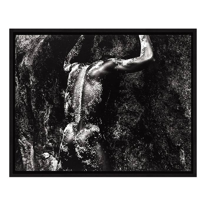 Laurent Élie Badessi, photograph "Africa, Body and rice #1", gelatin silver print on baryta paper laminated on aluminium, signed, dated, titled, numbered and framed, of 1998 - 00pp