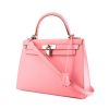 Hermes Kelly 28 cm handbag in Rose Confetti epsom leather - 00pp thumbnail