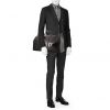 Bolso de fin de semana Louis Vuitton Keepall Editions Limitées en cuero Epi negro - Detail D2 thumbnail
