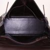 Hermès  Kelly 32 cm handbag  in brown box leather - Detail D3 thumbnail