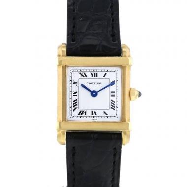 Reloj Cartier Tank Chinoise de oro amarillo Circa  1980