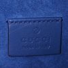 Gucci Dionysus mini shoulder bag in beige monogram canvas and blue suede - Detail D4 thumbnail
