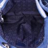 Bolso de mano Dior Lady Dior modelo grande en lona denim azul - Detail D3 thumbnail