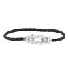 Fred Force 10 medium model bracelet in white gold,  diamonds and pink gold - 00pp thumbnail