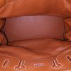 Bolsa de viaje Hermes Haut à Courroies - Travel Bag en cuero epsom color oro - Detail D2 thumbnail